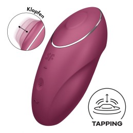 Tap and climax Satisfyer - Rose Taille unique - Satisfyer - Vibrateurs