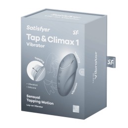 Tap and climax Satisfyer - Bleu/gris Taille unique Tap and climax Satisfyer - Bleu/gris Taille unique