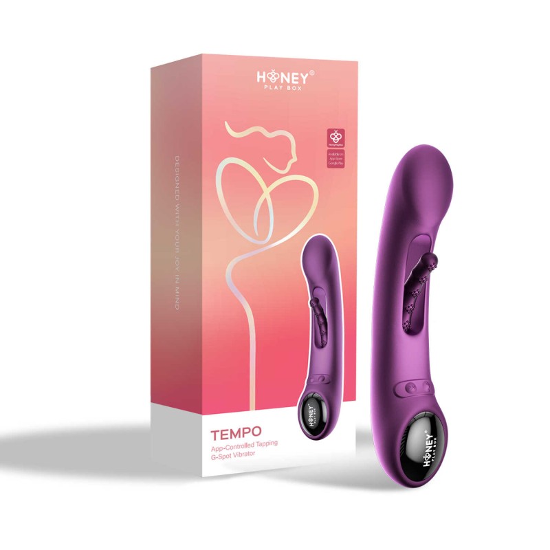 Tempo vibromasseur G-spot avec capteurs de pression et application  - Honey Play box - Vibrateurs