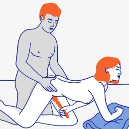 Vim - Vibromasseur Wand - Sunrise Orange Taille unique Vim - Vibromasseur Wand - Sunrise Orange Taille unique