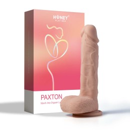 Paxton gode réaliste vibrant et rotatif avec appli 21 cms - Chair  - Honey Play box - Godes sans vibration