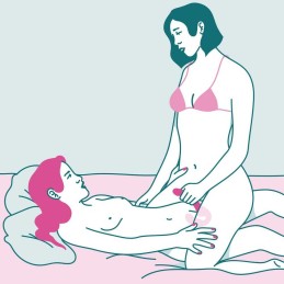 Share Lite - Gode é double extrémité - Rose Taille unique