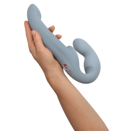 Share Vibe Pro - Vibromasseur Double - Gris cool Taille unique - Fun Factory - Godes sans vibration