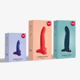 Limba Flex M - Dildo pliable - Flashy corail Taille unique