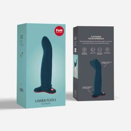 Limba Flex L - Dildo pliable - Bleu velours Taille unique Limba Flex L - Dildo pliable - Bleu velours Taille unique