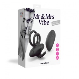 Cocking Vibrant Mr et Mrs Vibe - Noir Taille unique - Love to Love - Vibrateurs