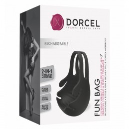 Cockring Fun Bag Dorcel - Noir Taille unique Cockring Fun Bag Dorcel - Noir Taille unique
