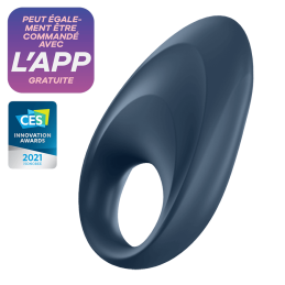 Cockring connecté Satisfyer Mighty One - Noir  - Satisfyer - Vibrateurs