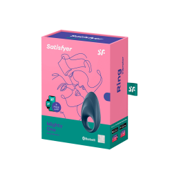 Cockring connecté Satisfyer Mighty One - Noir Cockring connecté Satisfyer Mighty One - Noir