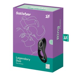 Cockring  Satisfyer Legendary Duo - Noir Cockring  Satisfyer Legendary Duo - Noir