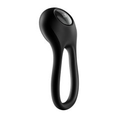 Cockring  Satisfyer Majestic Duo - Noir Taille unique Cockring  Satisfyer Majestic Duo - Noir Taille unique