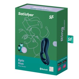 Cockring  Satisfyer Epic duo - Noir Taille unique