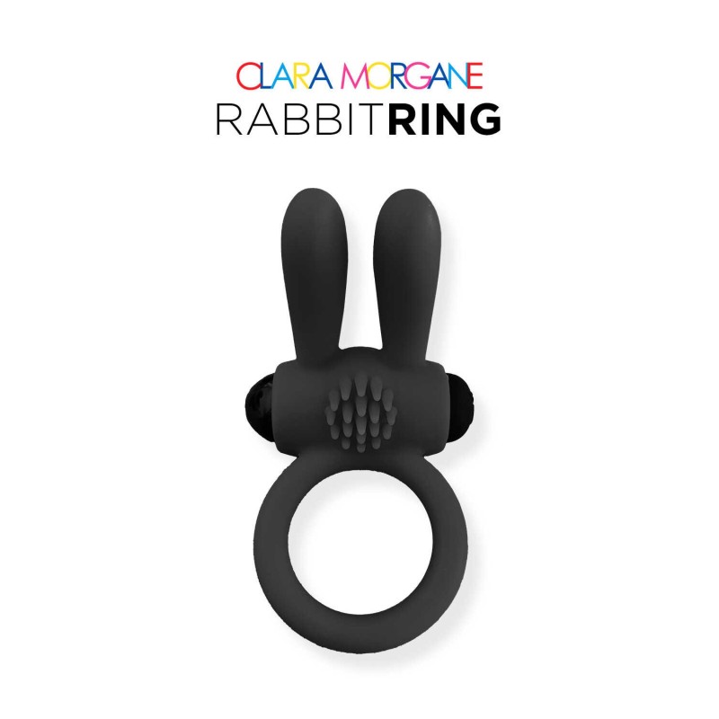 Rabbit Ring Clara Morgane - Noir Taille unique - Clara Morgane - Vibrateurs