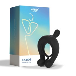 Kairos Anneau vibrant 3 points - Noir  - Honey Play box - Vibrateurs