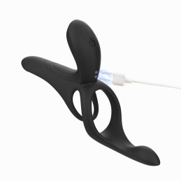PLEASURE PIVOT Vibromasseur pour couples contrélé par application - Noir PLEASURE PIVOT Vibromasseur pour couples contrélé par application - Noir