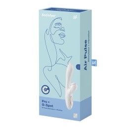 Stimulateur vibromasseur Satisfyer Pro G-Spot Rabbit - Blanc et Or rose Stimulateur vibromasseur Satisfyer Pro G-Spot Rabbit - Blanc et Or rose