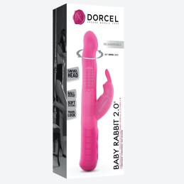 Vibromasseur Dorcel Baby Rabbit 21 cm 2.0 - Rose Taille unique Vibromasseur Dorcel Baby Rabbit 21 cm 2.0 - Rose Taille unique