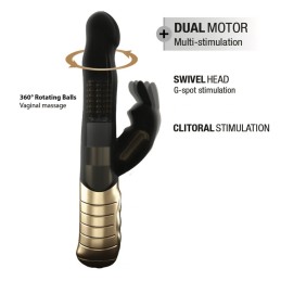 Vibromasseur Dorcel Baby Rabbit 21 cm 2.0 - Noir et Or Taille unique Vibromasseur Dorcel Baby Rabbit 21 cm 2.0 - Noir et Or Taille unique