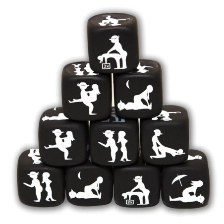 DIABLO PICANTE - JEU DE DÉS DE POSTURE NOIR DIABLO PICANTE - JEU DE DÉS DE POSTURE NOIR