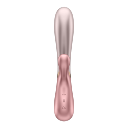 Vibromasseur rabbit chauffant Satisfyer Hot Lover pink Taille unique