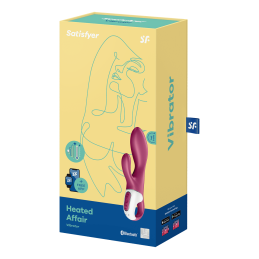Vibromasseur rabbit chauffant Satisfyer Heated Affair - Violet Taille unique