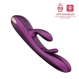Terri Rabbit et tapotage controllé par appli - mauve  - Honey Play box - Vibrateurs