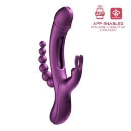 Trilux Rabbit 4 en 1 controlé par application - Violet  - Honey Play box - Vibrateurs