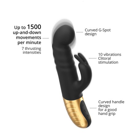 G-stormer Rabbit Dorcel - Noir Taille unique - Dorcel - Vibrateurs