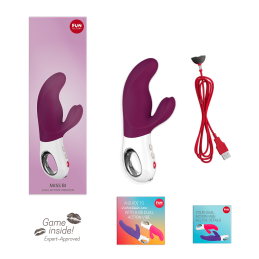 Miss Bi - Vibromasseur rabbit puissant - Violet Taille unique