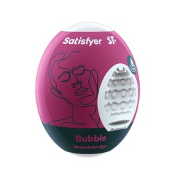 Oeuf masTaille uniquerbateur Bubble - Fuchsia Taille unique - Satisfyer - Jouets sexuels pour hommes
