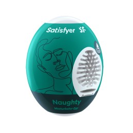 Oeuf masTaille uniquerbateur Naughty - Taille uniquerquoise Taille unique - Satisfyer - Jouets sexuels pour hommes
