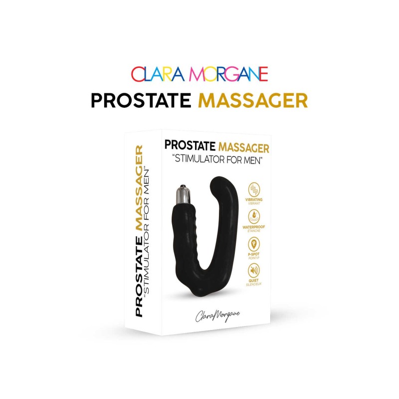 Stimulateur de prostate Clara Morgane - Noir Taille unique - Clara Morgane - Jouets sexuels pour hommes