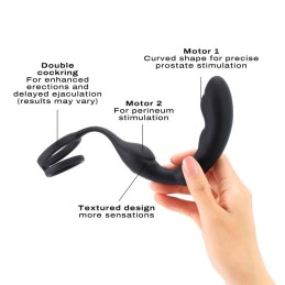 Stimulateur de prostate Dorcel P-Ring - Noir Taille unique - Dorcel - Jouets sexuels pour hommes