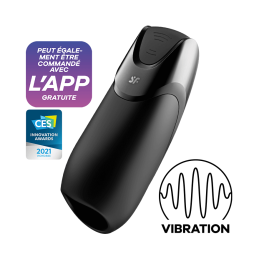 Men Vibration + Connect App - Noir Taille unique