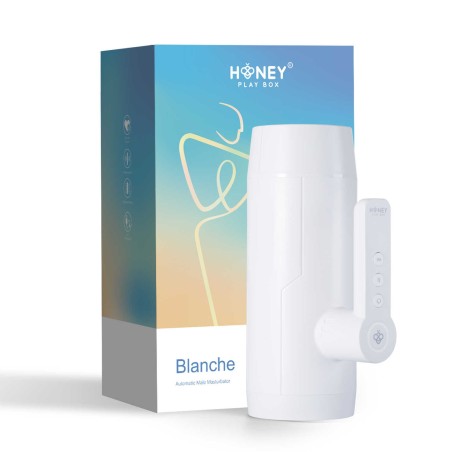 Blanche - Simulateur de fellation va et vient  - Honey Play box - Jouets sexuels pour hommes