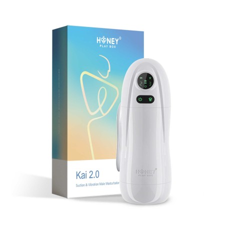 Kai 2 - MasTaille uniquerbateur Vibrant é Succion Automatique  - Honey Play box - Jouets sexuels pour hommes Kai 2 - MasTaille uniquerbateur Vibrant é Succion Automatique  - Honey Play box - Jouets sexuels pour hommes