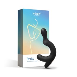 Rocky - vibromasseur pour la prostate et le scroTaille uniquem - Noir  - Honey Play box - Jouets sexuels pour hommes