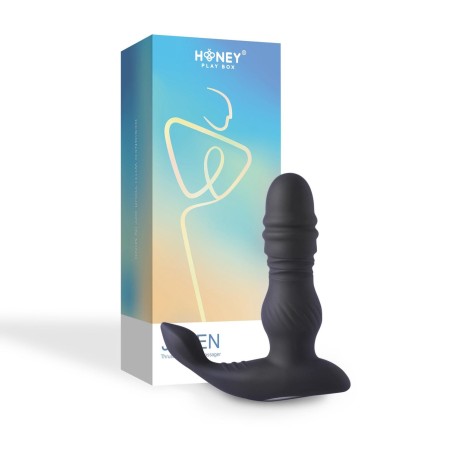 Jaden - Vibromasseur de prostate vibrant - Noir  - Honey Play box - Jouets sexuels pour hommes Jaden - Vibromasseur de prostate vibrant - Noir  - Honey Play box - Jouets sexuels pour hommes