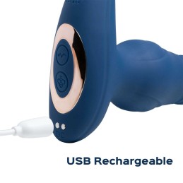 Cyrus - Vibromasseur de prostate va et vient contrélé par application - Noir