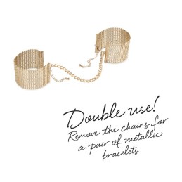 Désir Métallique - Menottes Bracelets - Or Taille unique Désir Métallique - Menottes Bracelets - Or Taille unique