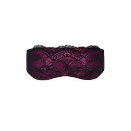 Roseberry Masque - Noir et Fuchsia Taille unique
