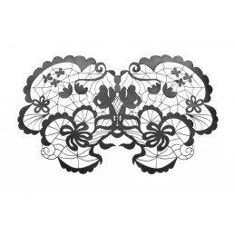 Masque Anna - Noir Taille unique - Bijoux Indiscrets - Masque