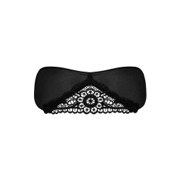 Satinia Masque en satin - Noir S/M Satinia Masque en satin - Noir S/M