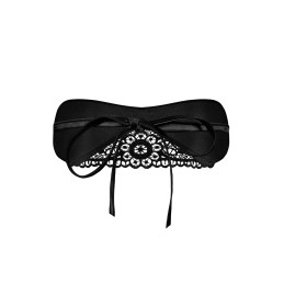 Satinia Masque en satin - Noir S/M Satinia Masque en satin - Noir S/M