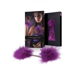 Menottes Marabou 3415v - Violet Taille unique - Secret Play - Masque