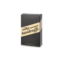 Menottes sensuelles - Liens en satin - Noir Taille unique Menottes sensuelles - Liens en satin - Noir Taille unique