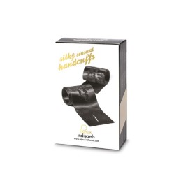 Menottes sensuelles - Liens en satin - Noir Taille unique Menottes sensuelles - Liens en satin - Noir Taille unique