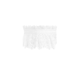 Jarretiére blanche Amor Blanco Taille unique