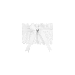 Jarretiére blanche Amor Blanco Taille unique
