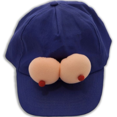 DIABLO PICANTE - CASQUETTE AUX SEINS BLEUS DIABLO PICANTE - CASQUETTE AUX SEINS BLEUS